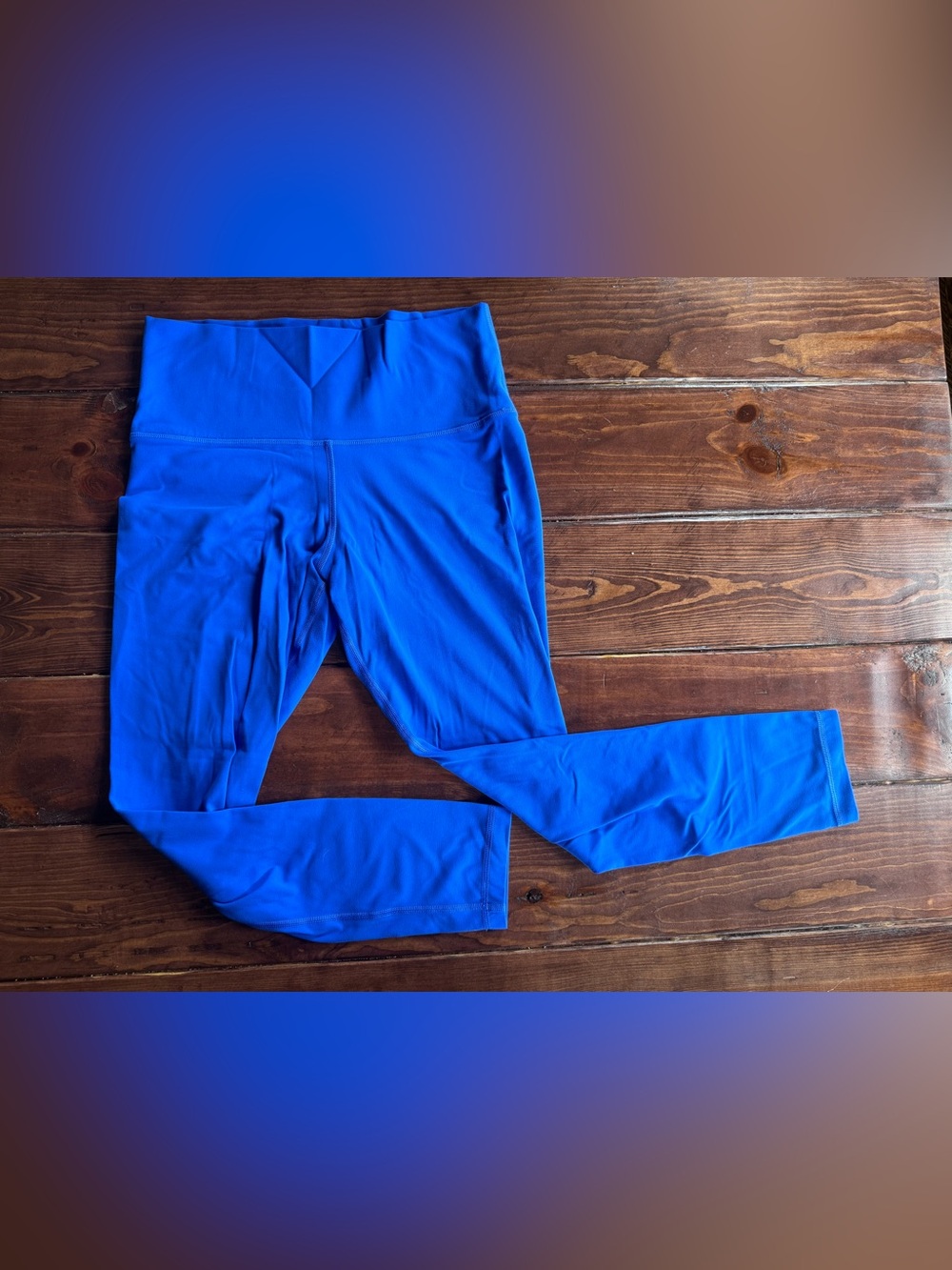 TnAction + Aritzia High Waisted Leggings Cobalt Blue Size L